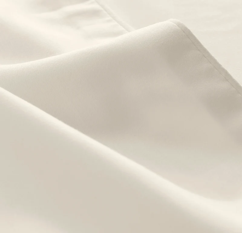 Signature Embellished Sheet Set - Cream/Cream Piped Edge