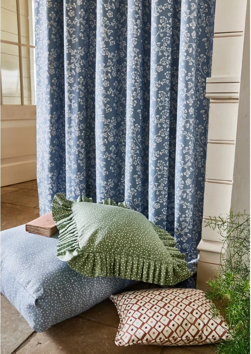 Baumwollstoff Tiny Dots - olive