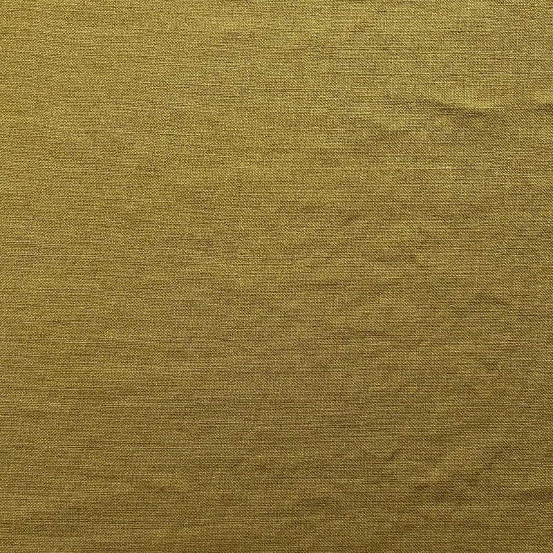 Leinencanvas - goldgrün