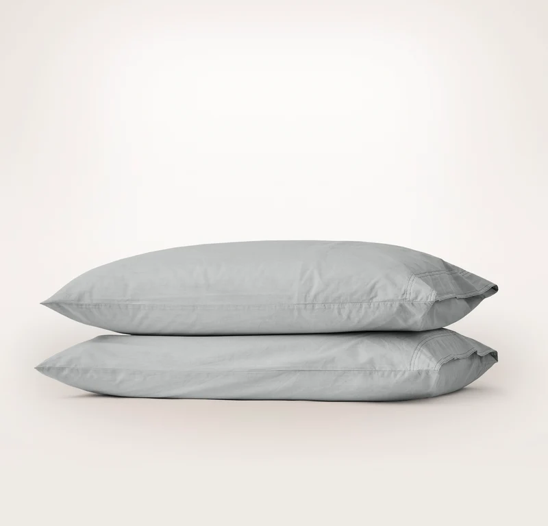Percale Vintage Washed Pillowcase Set - Vintage Shore