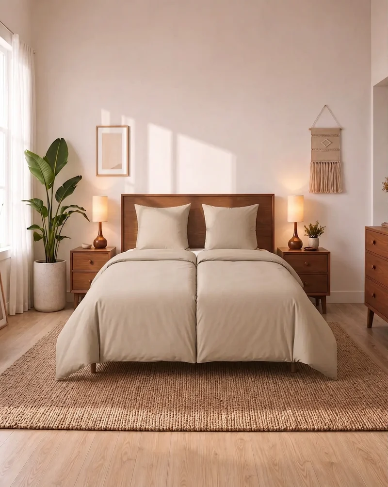 Zelesta Comfort Uni Nahtlose Bettdecke - Beige