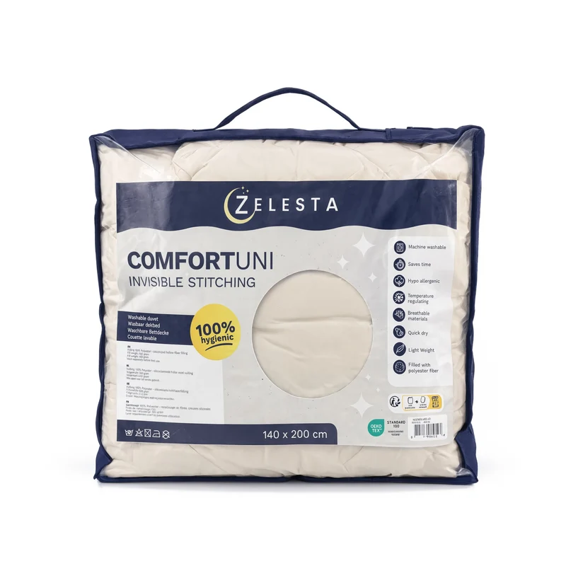 Zelesta Comfort Uni Nahtlose Bettdecke - Beige