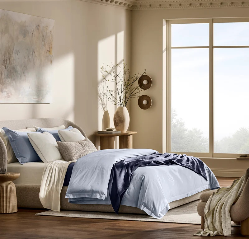Percale Vintage Washed Sheet Set - Vintage Cream