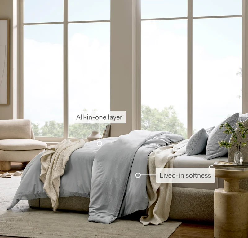 Signature Vintage Washed Comforter Set - Vintage Shore