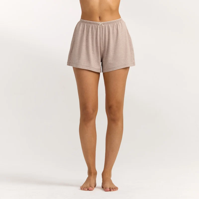 Modal Pyjama Shorts - Bruin Marl
