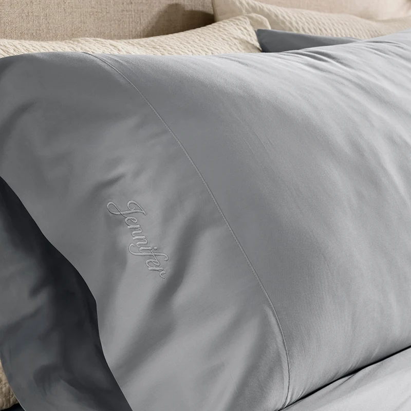 Signature Hemmed Pillowcase Set - Sageleaf