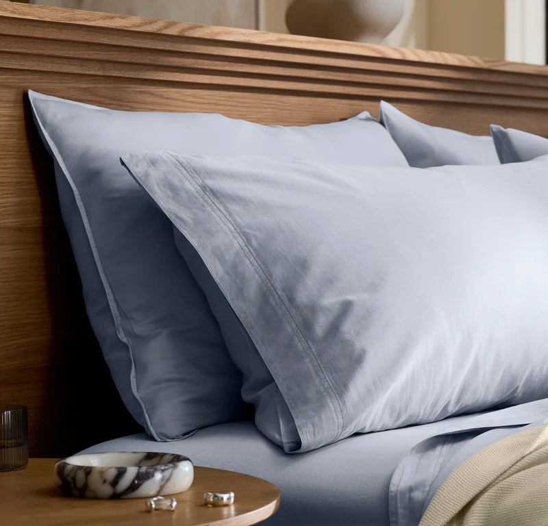 Signature Vintage Washed Pillowcase Set - Vintage Hydrangea
