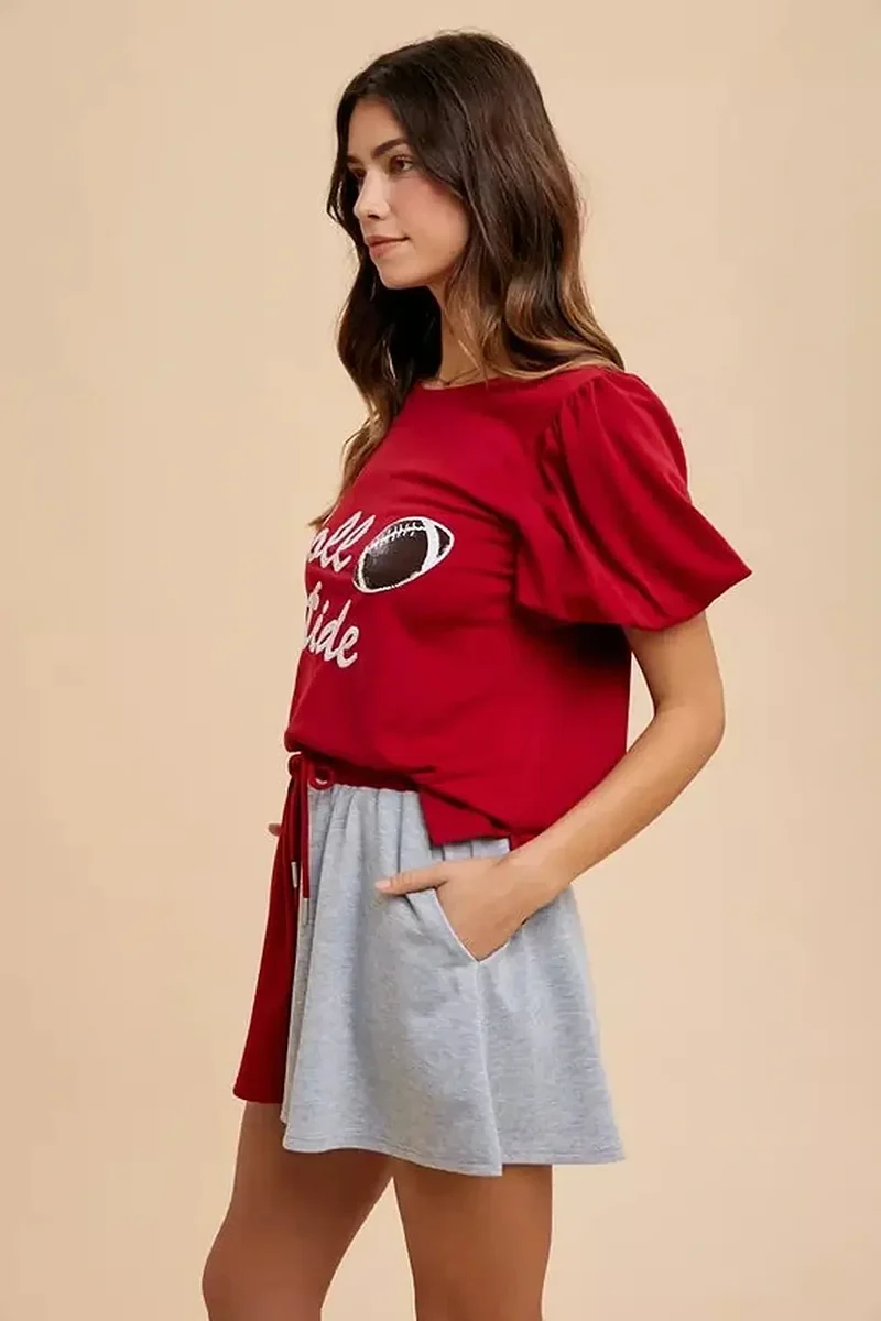 Color Block Flare Shorts - Zachte French Terry-stof, trekkoord, zakken, sportieve chique stijl