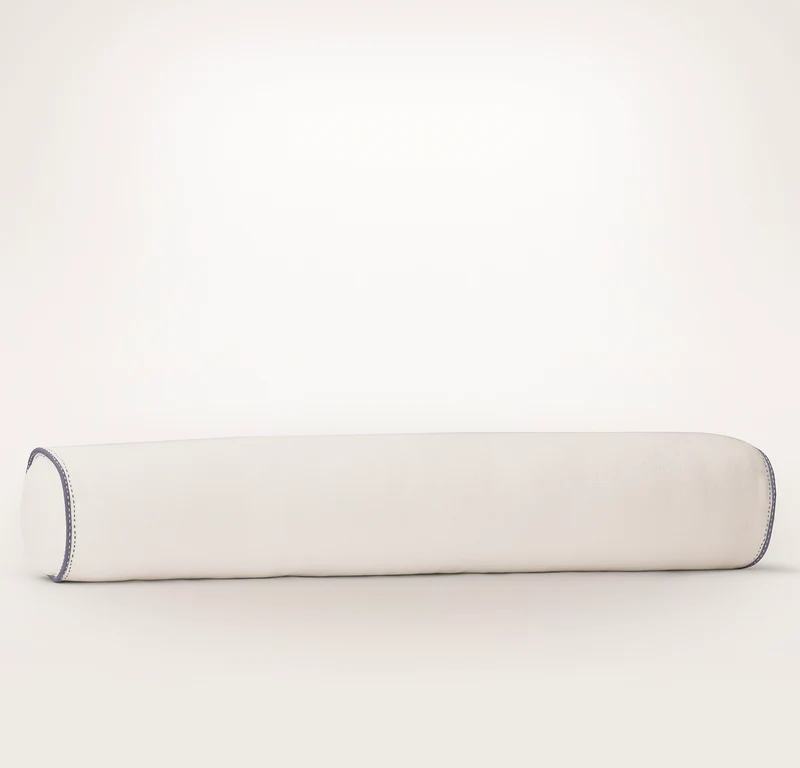 Threadmark Pillow Cover (Bolster) - Soft White/Melange Bay
