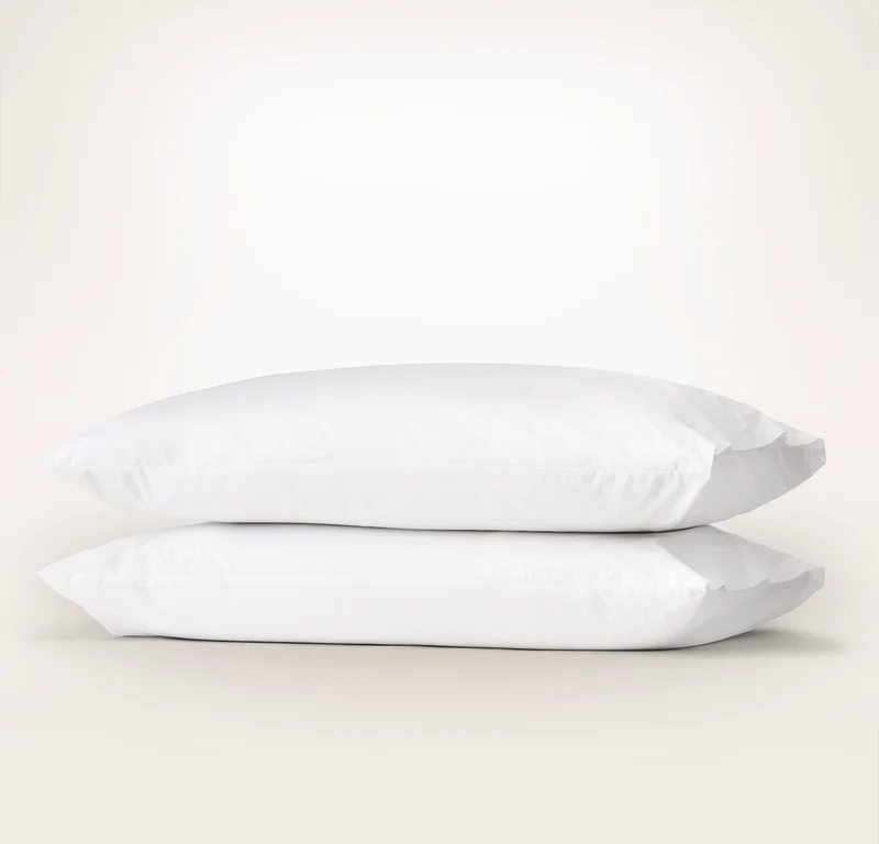 Percale Vintage Washed Pillowcase Set - Vintage White