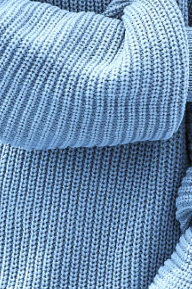 Truijurk met boothals: Mini-jurk van licht elastisch acryl met lange mouwen