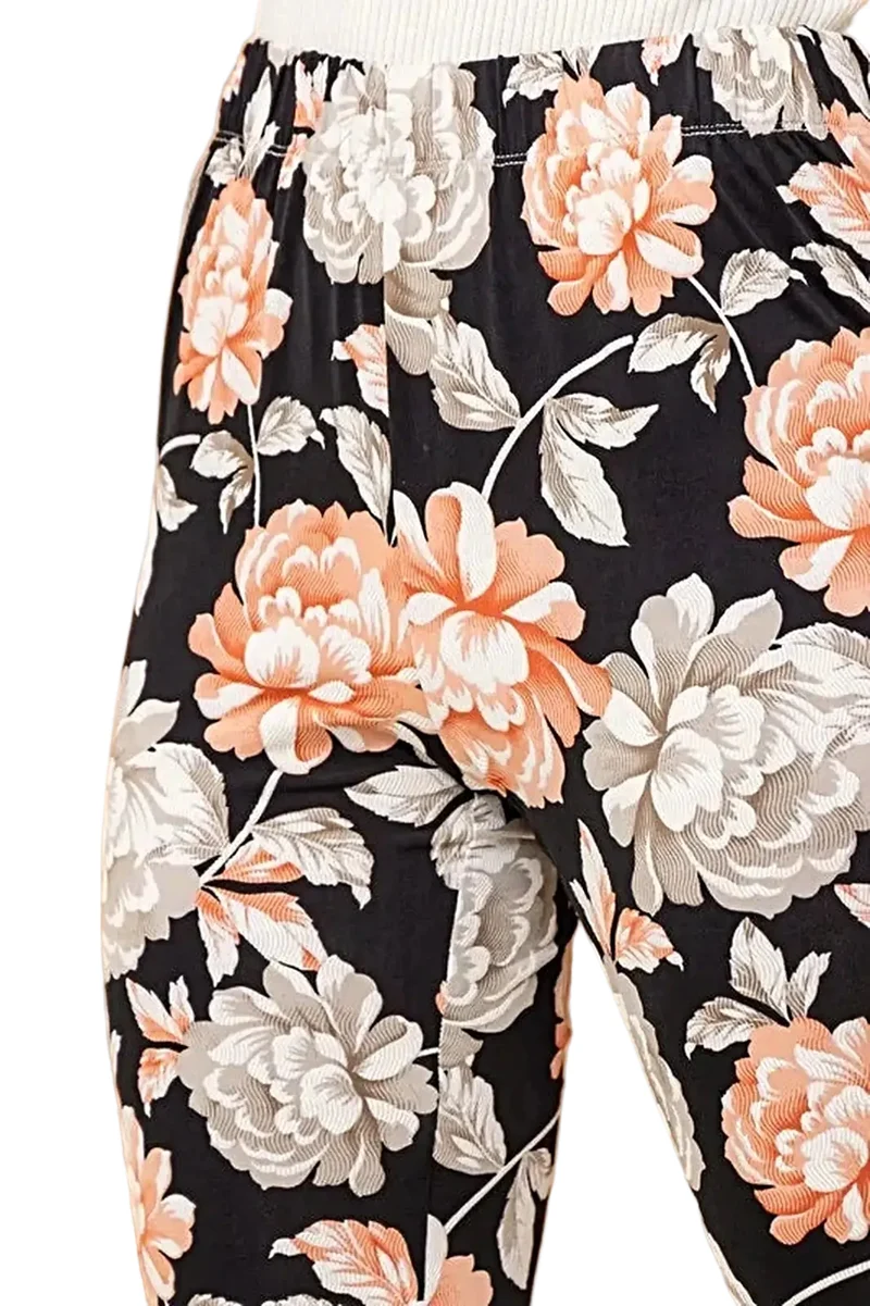 Uitlopende broek met wijde pijpen - Kreukvrije stretchstof, retro chique stijl met zakken