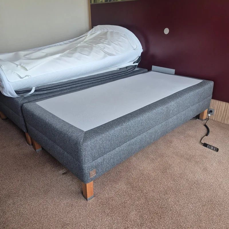 YouBed 90x200 Premium-Hotel bett Härtegrad elektrisch individuell einstellbar