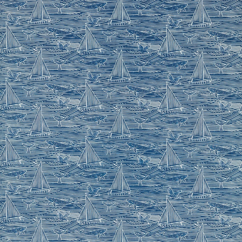 Baumwollstoff Meerestraum - marine