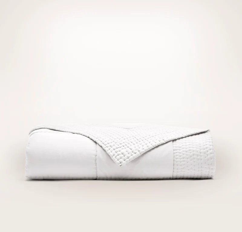 Signature Handstitched Quilt - White