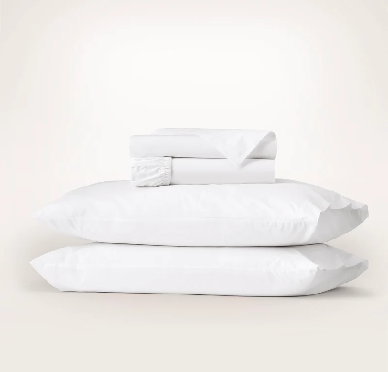 Percale Vintage Washed Sheet Set - Vintage White
