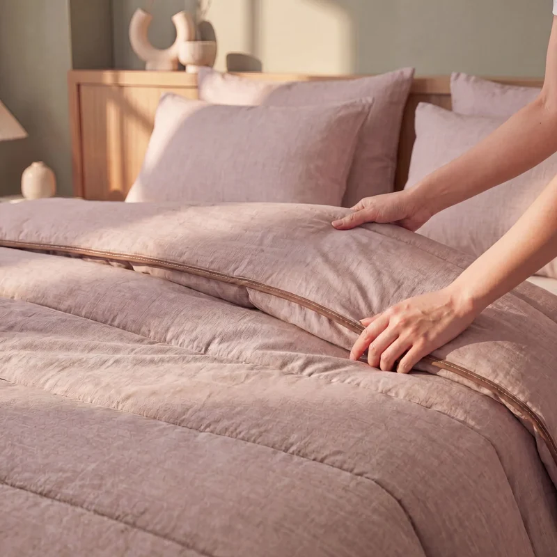 Zelesta Comfort Structure Sommerbettdecke - Taupe