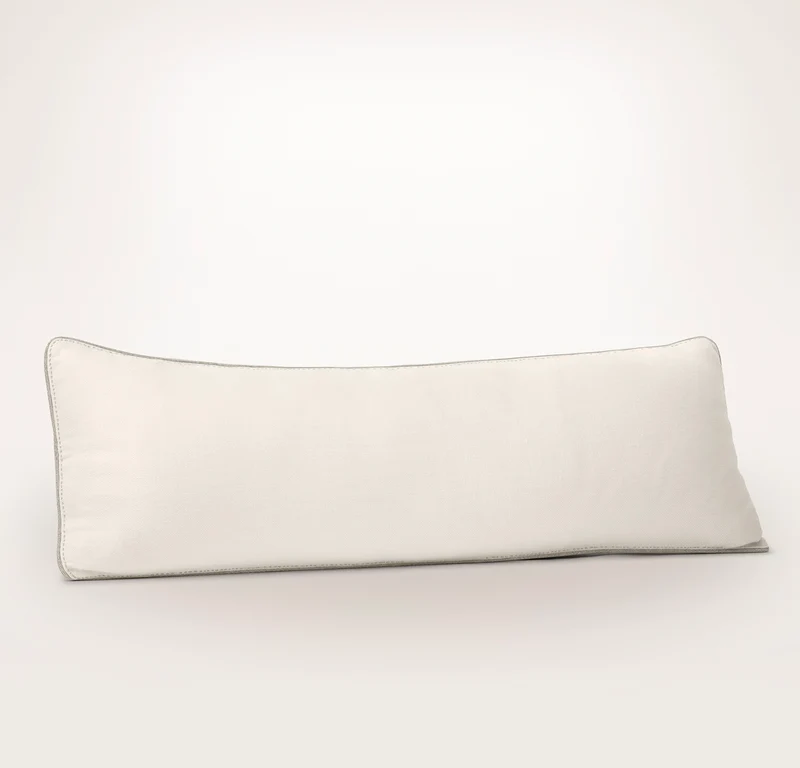 Threadmark Pillow Cover (Grand Lumbar) - Soft White/Melange Natural