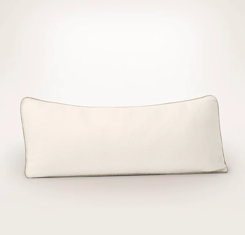 Threadmark Pillow Cover (Lumbar) - Soft White/Melange Natural