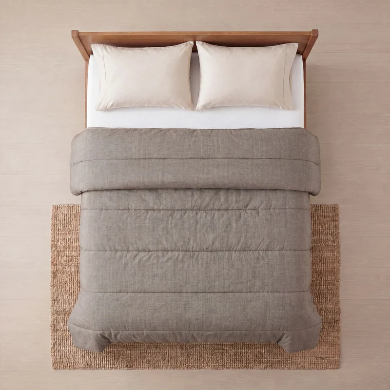 Zelesta Comfort Structure Sommerbettdecke - Anthrazit