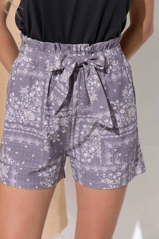 En de reden waarom je casual linnen shorts met boho-print kunt kopen.
