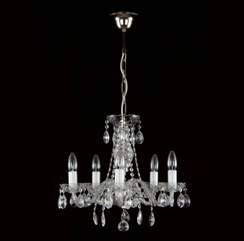 Casa Padrino Luxus Barock Kristall Kronleuchter Gold Ø 50 x H. 45 cm - Prunkvolle Messing Kronleuchter mit böhmischem Kristallglas - Barock Möbel - Edel & Prunkvoll