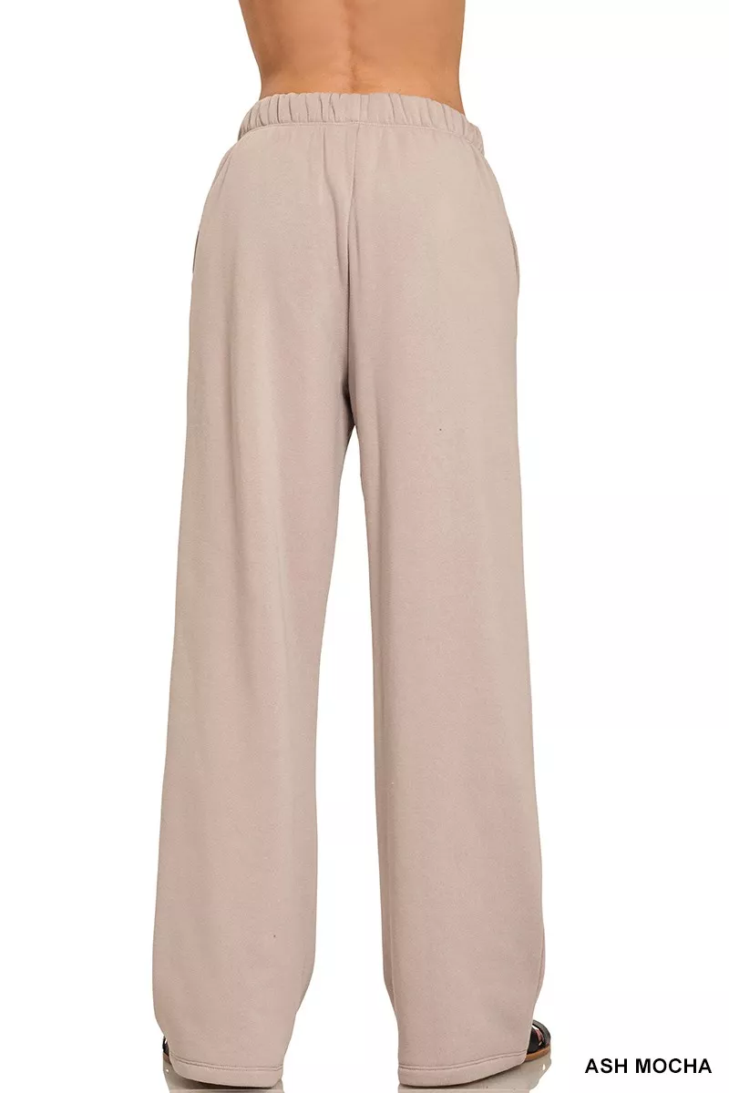 Zenana fleece joggingbroek met zakken
