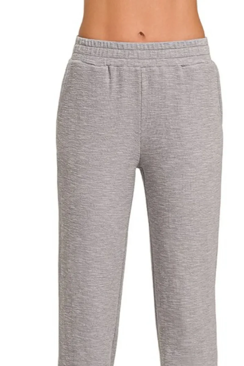 Zenana katoenen slub joggingbroek