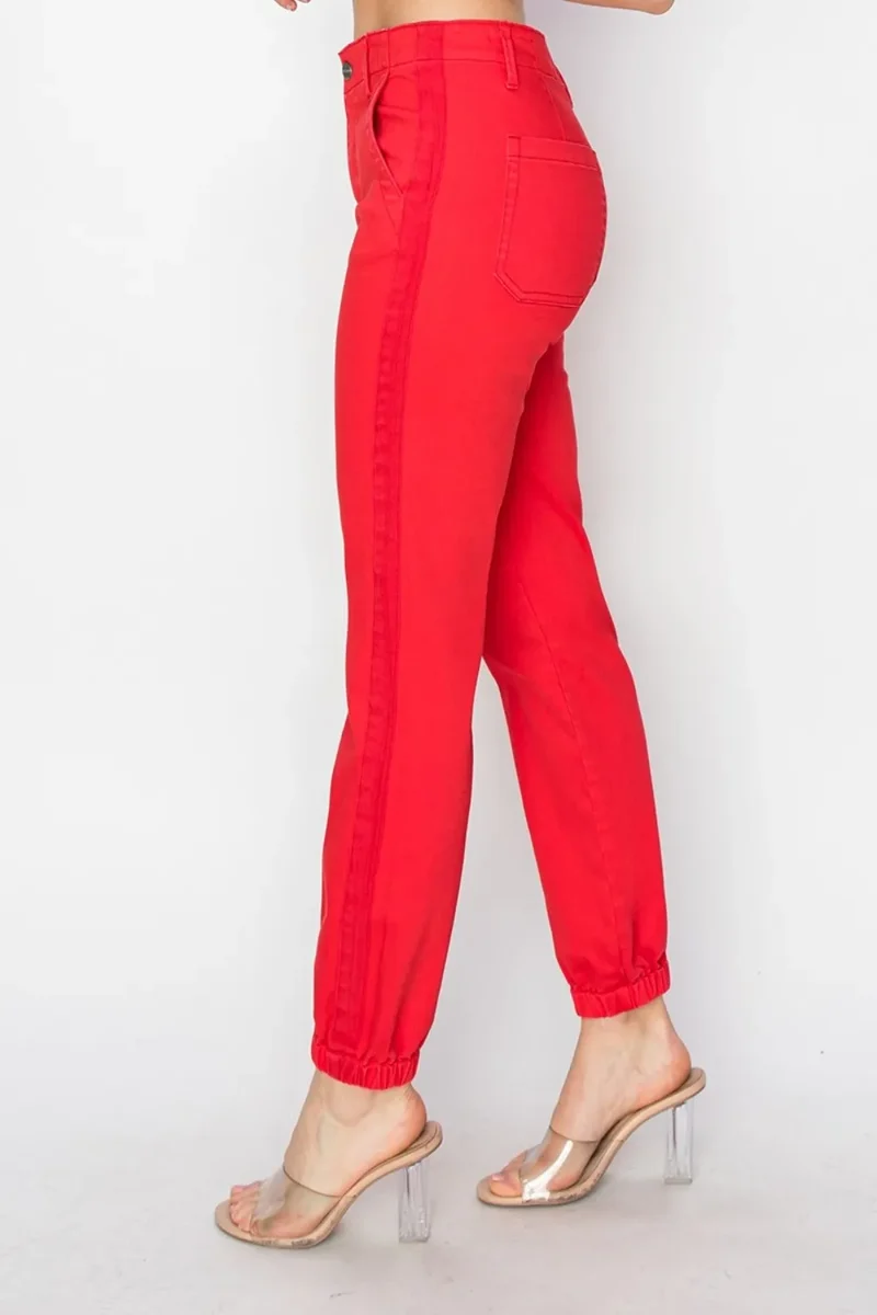 RISEN Joggingbroek met hoge taille, volledige maat