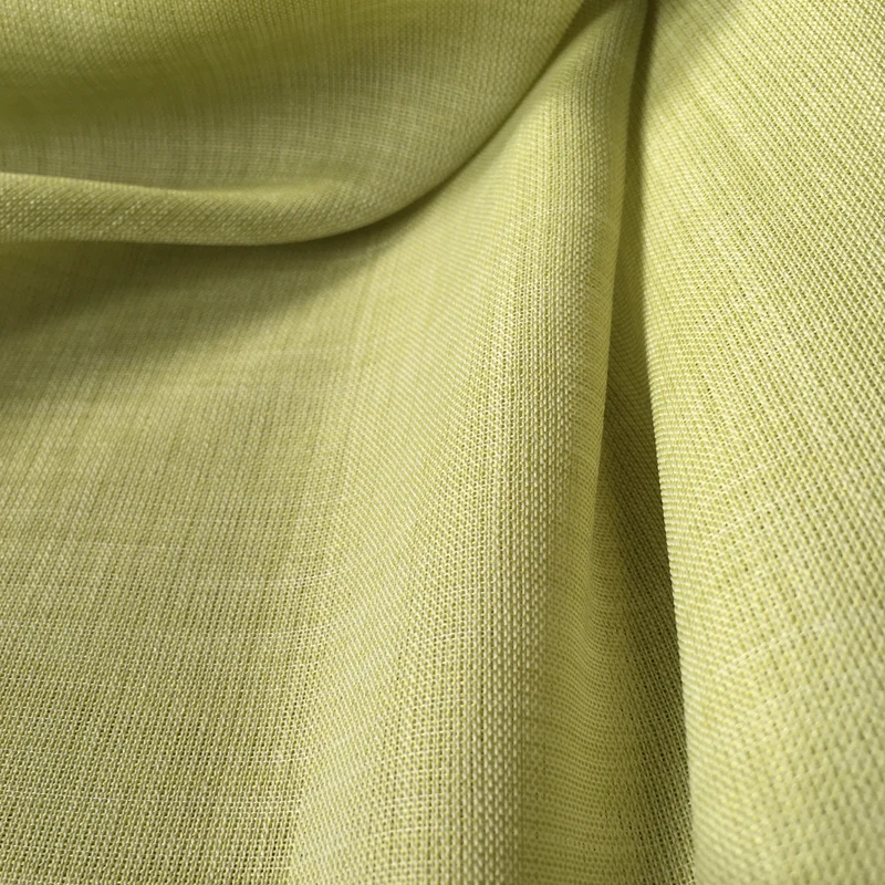 Gardinenstoff Uni - lime 300 cm