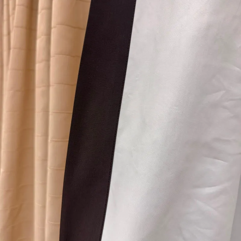 Gardine Beige Floral 165x260 Verdunkler Vorhang Gebraucht