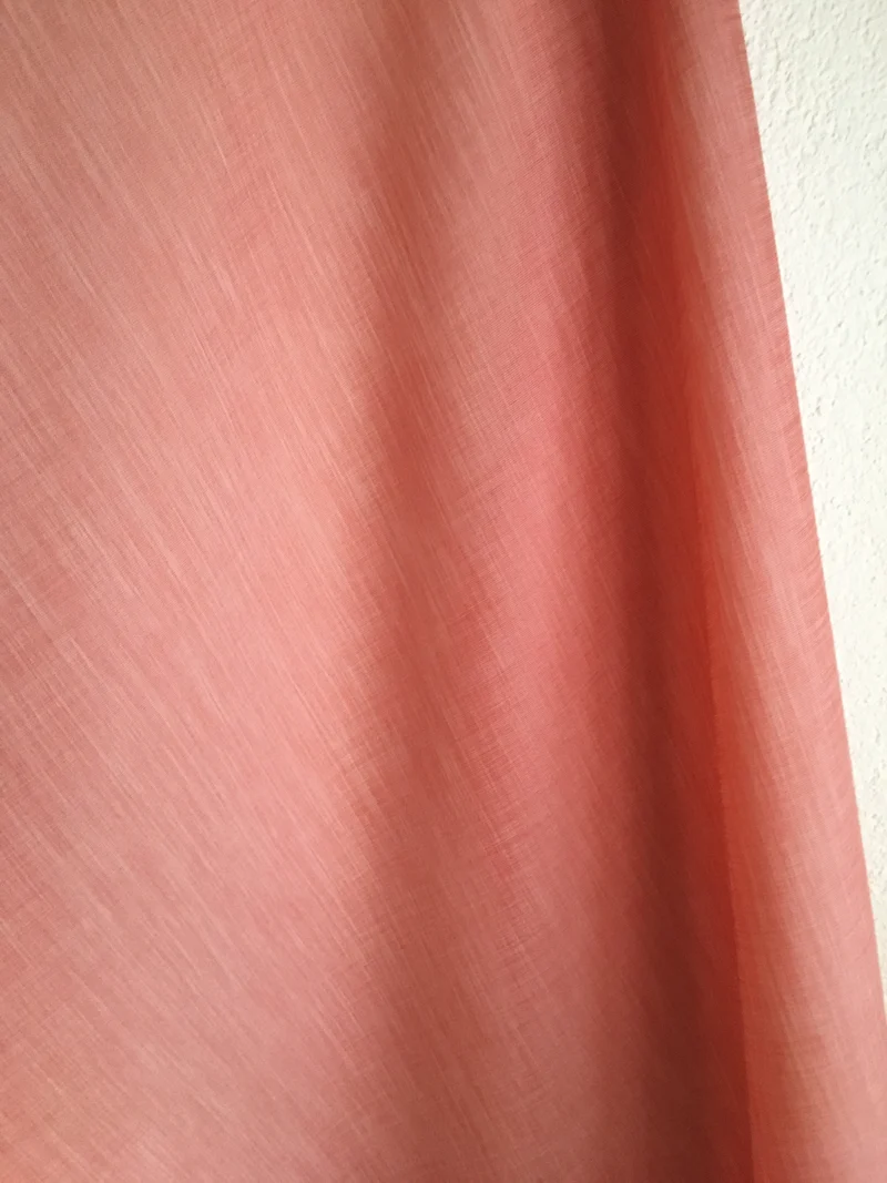 Gardinenstoff Uni - red 300 cm