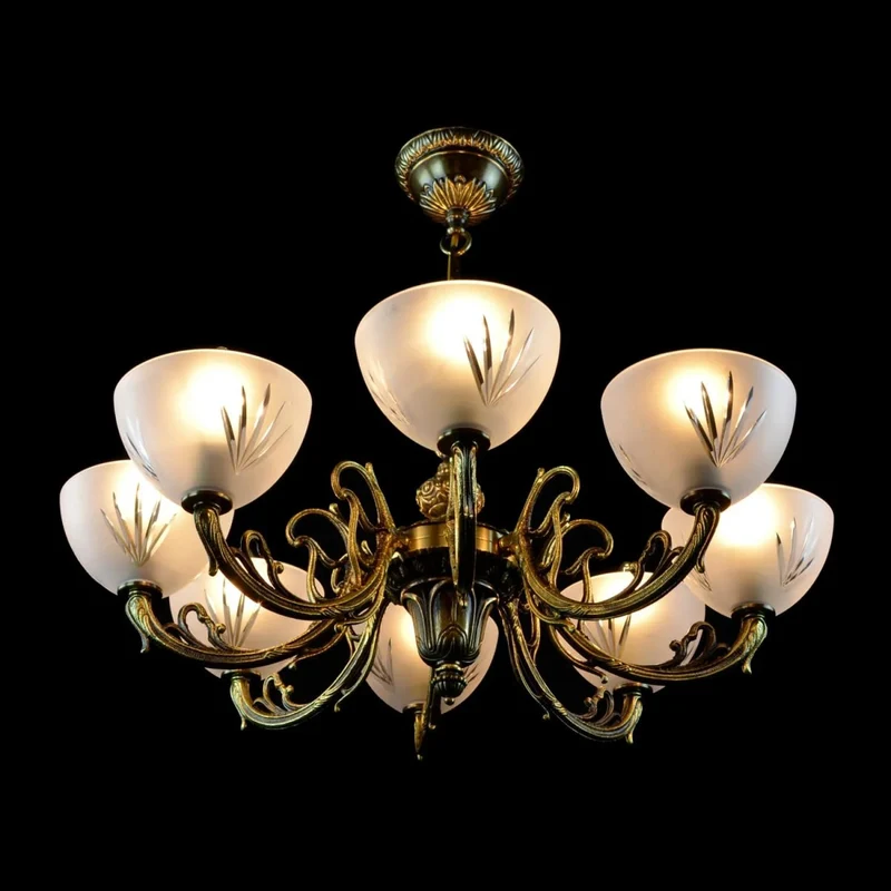 Casa Padrino Luxus Barock Kristall Deckenleuchte Gold Ø 66 x H. 27 cm - Prunkvolle Messing Deckenleuchte mit böhmischem Kristallglas - Barock Möbel - Edel & Prunkvoll