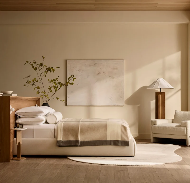 Signature Embellished Sheet Set - White/Pewter/Oak Trielle