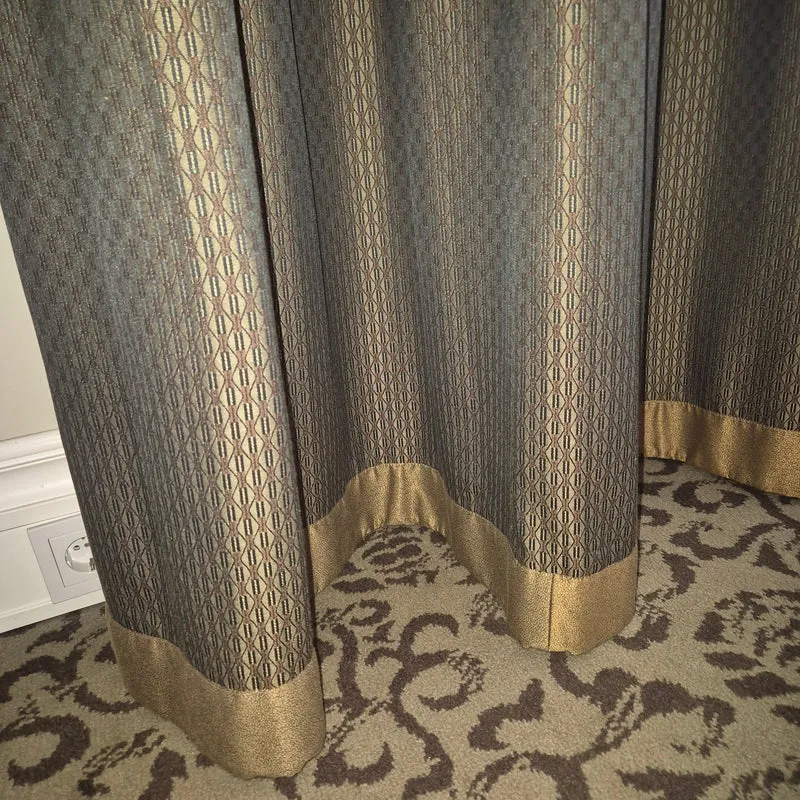 Luxus Vorhänge Gardinen Set 220x353 Hotel Atlantic Hamburg Golden