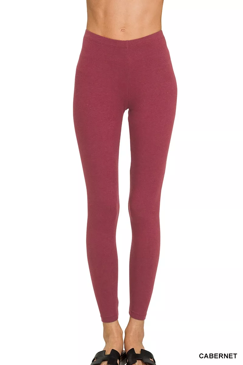 Zenana Premium katoenen lange legging