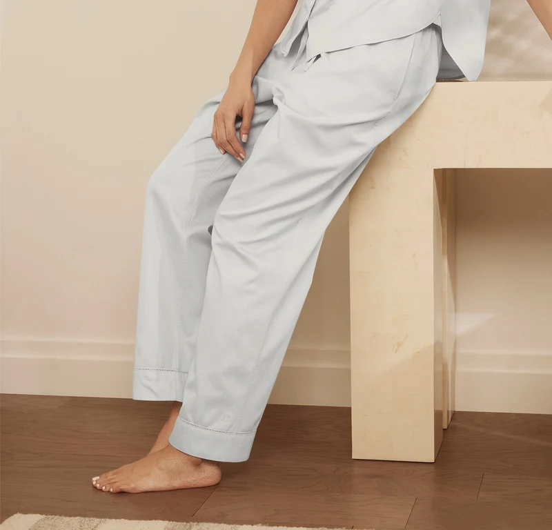 Signature Pajama Set - Short Sleeve & Pants - Sky