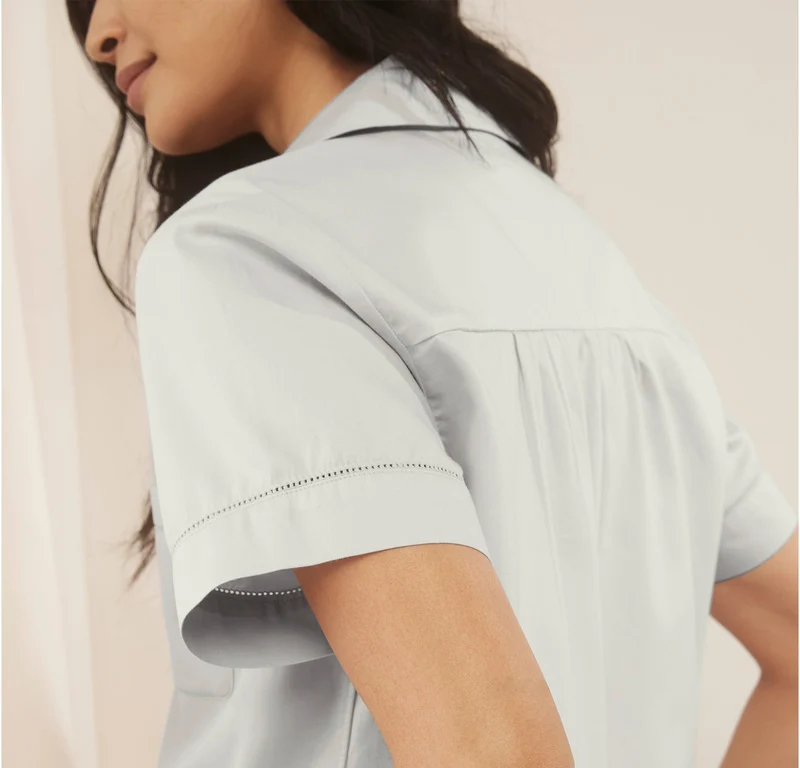 Signature Pajama Set - Short Sleeve & Pants - Sky