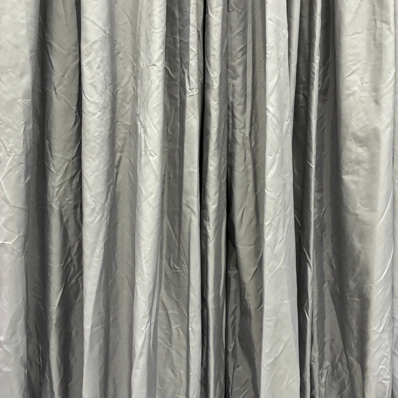 Gardine Silber 175x160 beidseitig gerafft Verdunkler Vorhang Gebraucht