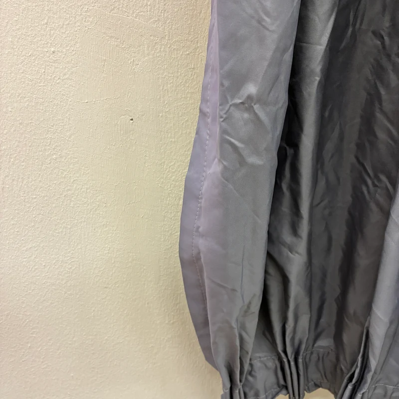 Gardine Silber 175x160 beidseitig gerafft Verdunkler Vorhang Gebraucht