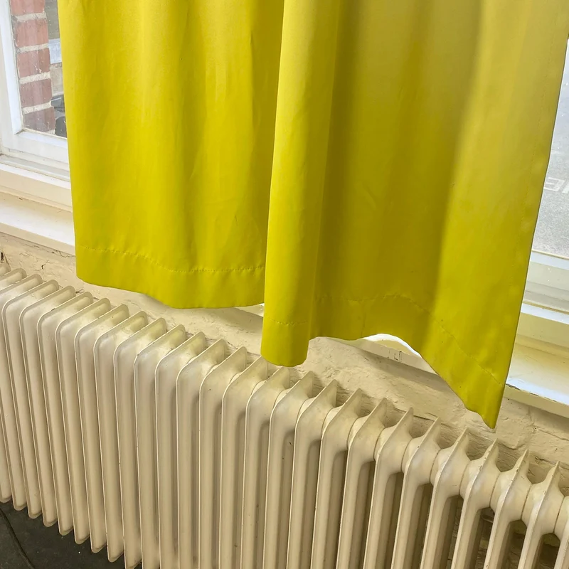 Gardine Apfelgrün 210x250 Stoff Verdunkler Vorhang Gebraucht