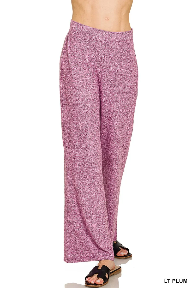 Zenana Zachte Flared Broek met Elastische Taille