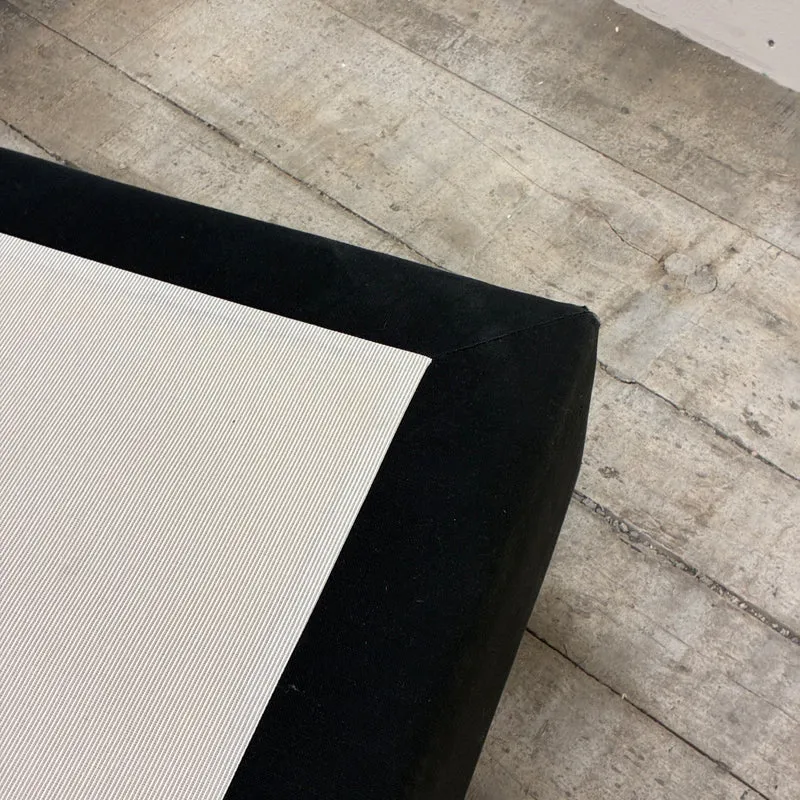 Boxspringbett Bettgestell 110x200 Einzelbett Schwarz Weiß Bett Gebraucht