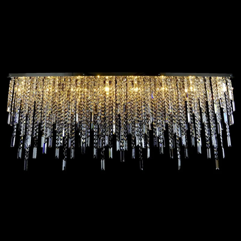 Casa Padrino Luxus Barock Kristall Wandleuchte Silber 160 x 20 x H. 70 cm - Prunkvolle Messing Wandleuchte mit böhmischem Kristallglas - Barock Möbel - Edel & Prunkvoll