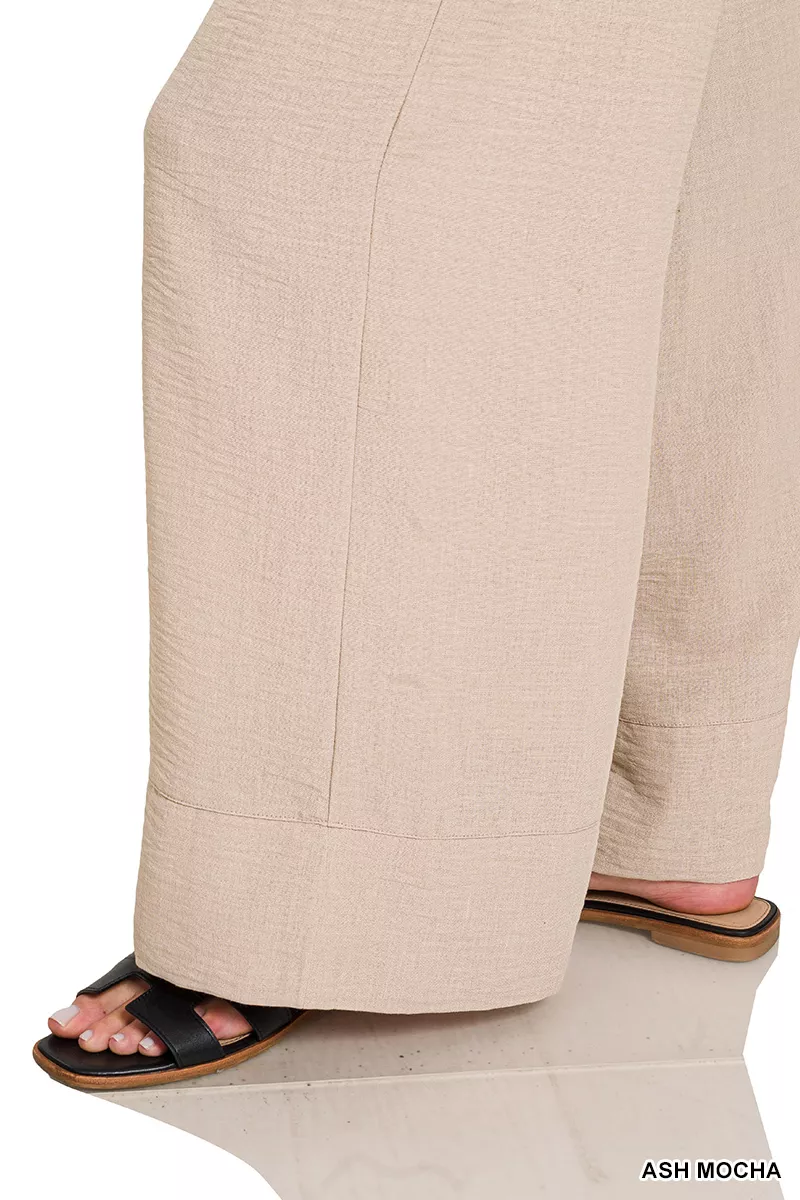 Zenana geweven Airflow broek met trekkoord