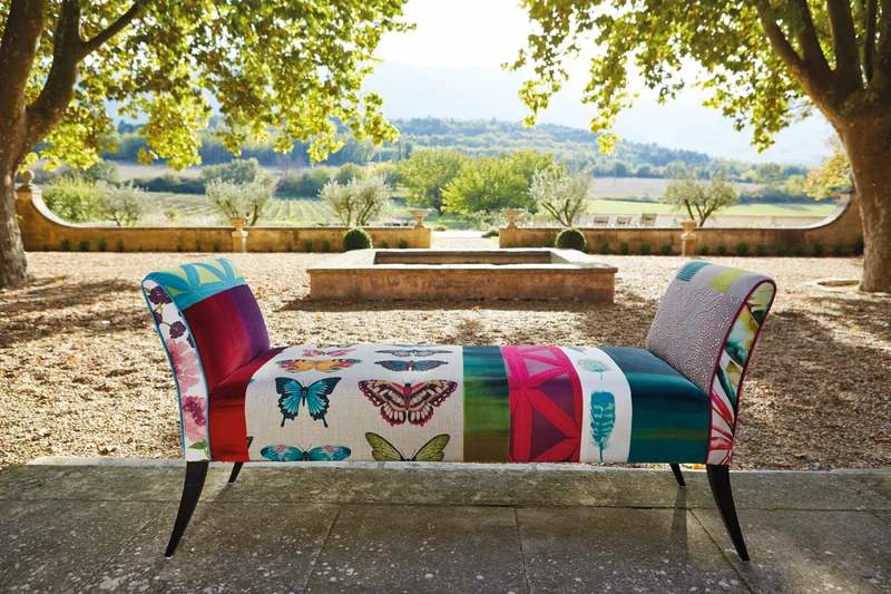 Dekostoff Papilio - bunt