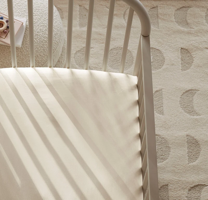 Signature Fitted Crib Sheet - Natural