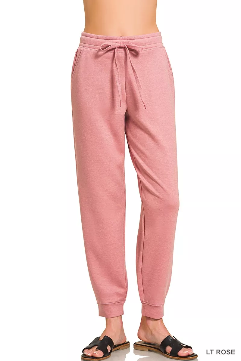 Zenana Scuba Joggingbroek met trekkoord en zakken