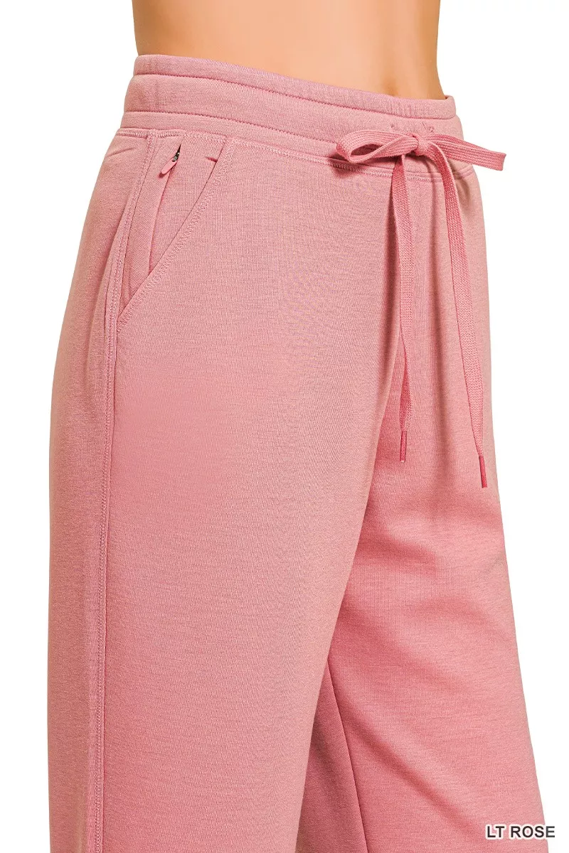 Zenana Scuba Joggingbroek met trekkoord en zakken