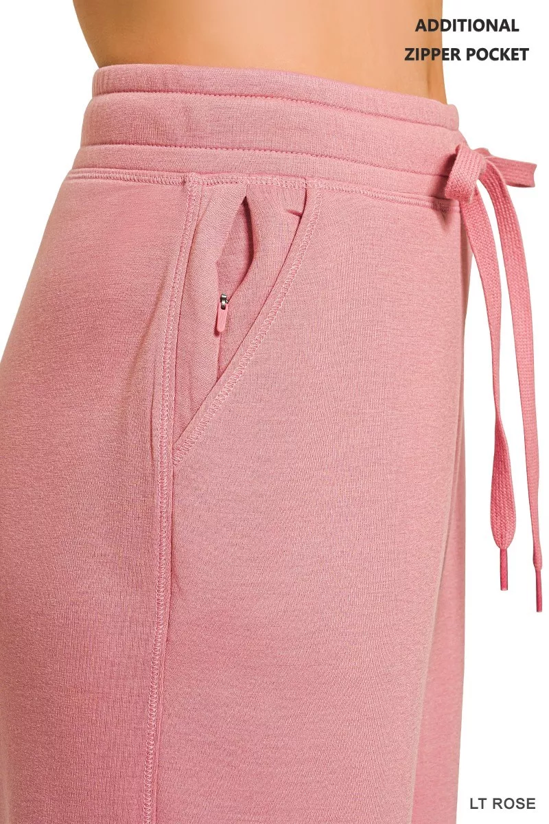 Zenana Scuba Joggingbroek met trekkoord en zakken